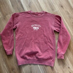 Sea isle city NJ Comfort Colors Sweatshirt size S washed vtg look size S